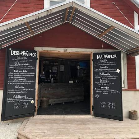 Nygräddad våffla